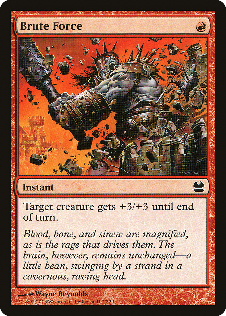 Brute Force (MMA-107) [Modern Masters] MTG Single Wizards of the Coast
