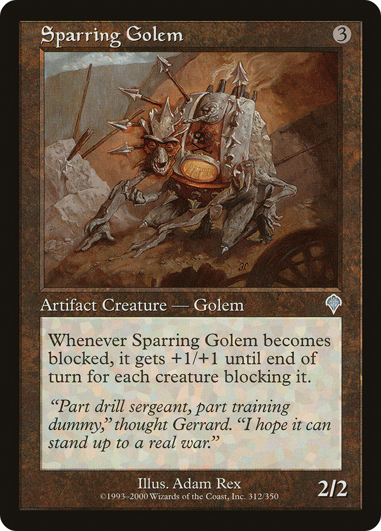 Sparring Golem (INV-312) [Invasion] MTG Single Wizards of the Coast