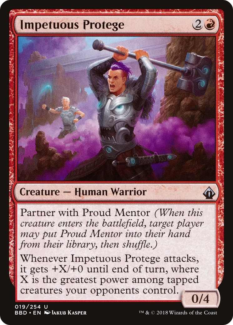 Impetuous Protege (BBD-019) [Battlebond] Foil MTG Single Wizards of the Coast