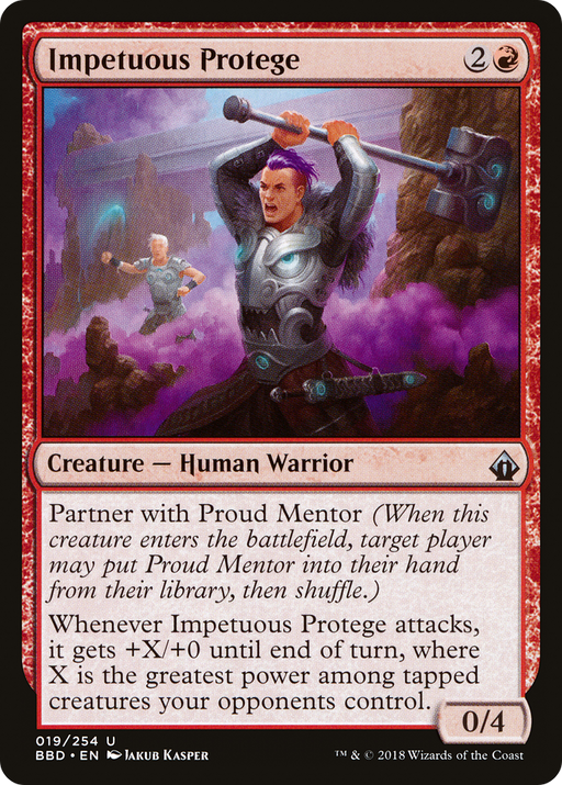 Impetuous Protege (BBD-019) [Battlebond] Foil MTG Single Wizards of the Coast