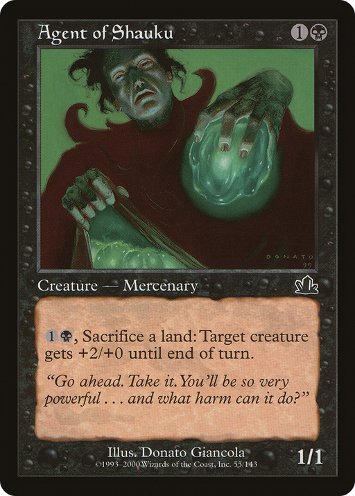Agent of Shauku (PCY-055) [Prophecy] MTG Single Wizards of the Coast