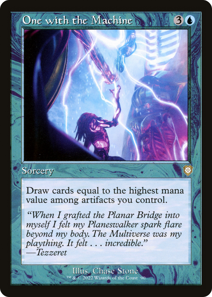 One with the Machine (BRC-090) [The Brothers' War Commander] MTG Single Wizards of the Coast