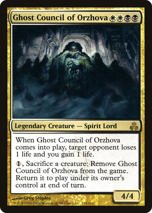 Ghost Council of Orzhova (GPT-114) [Guildpact] MTG Single Wizards of the Coast
