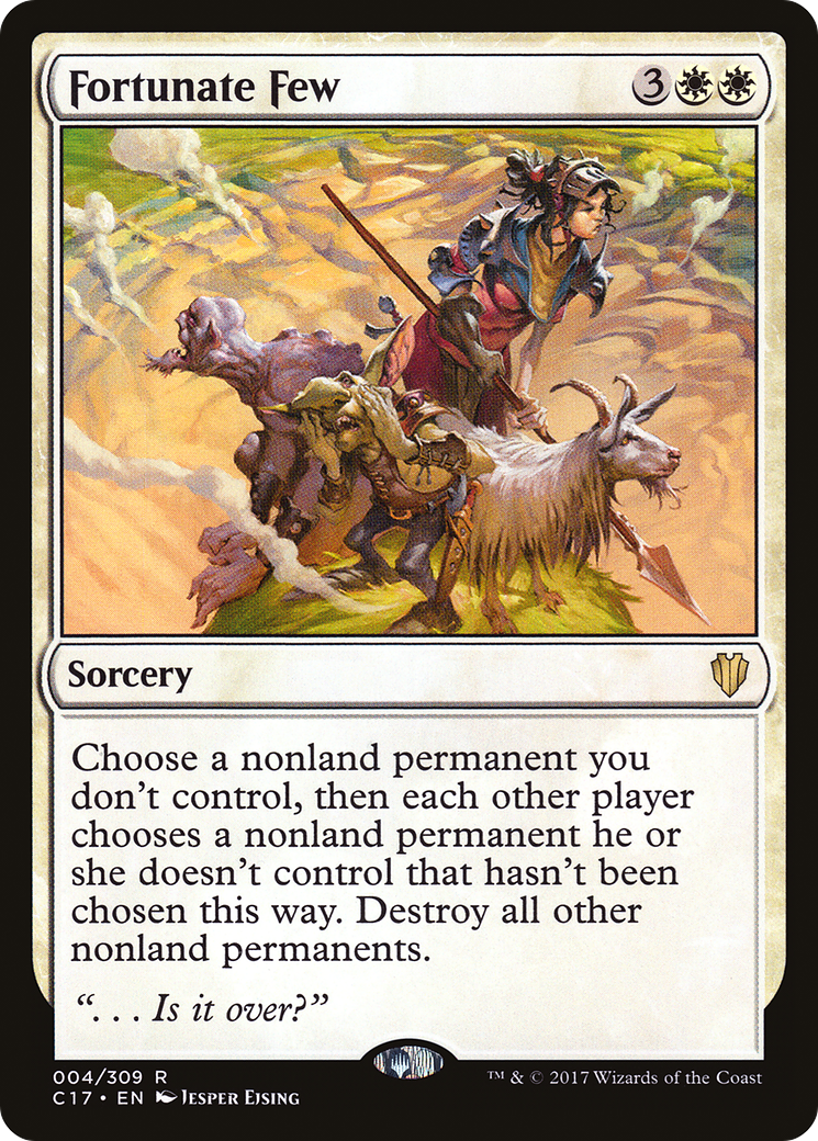 Fortunate Few (C17-004) [Commander 2017] MTG Single Wizards of the Coast