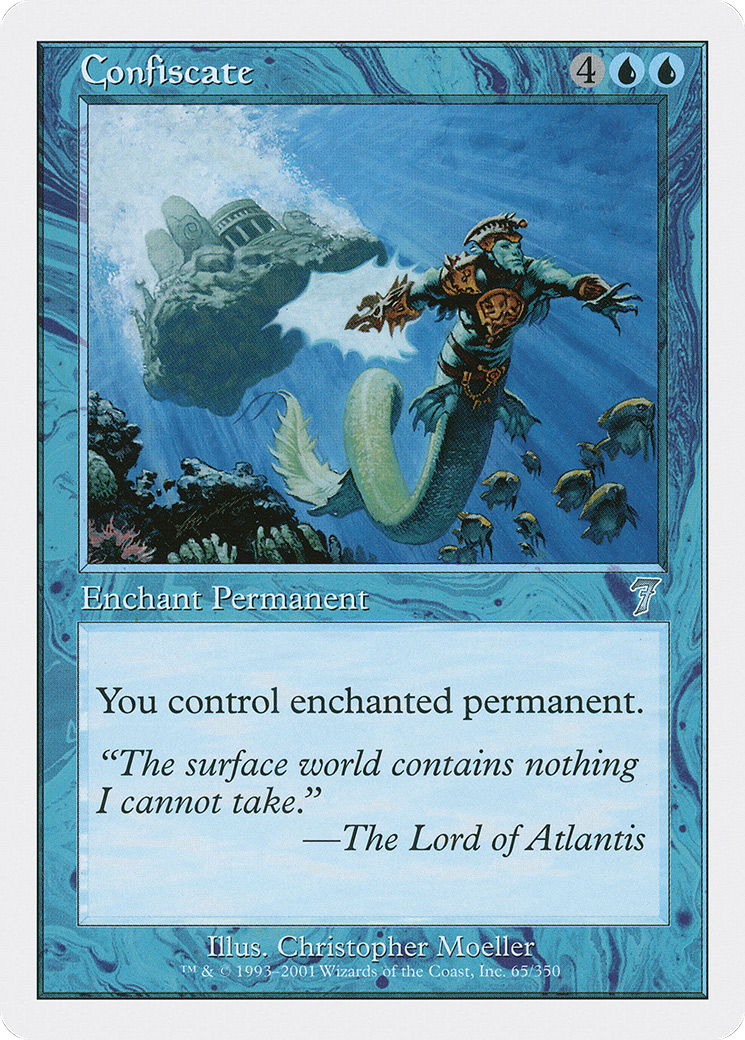 Confiscate (7ED-065) [7th Edition] MTG Single Wizards of the Coast