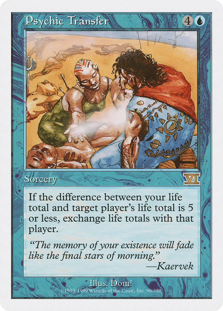 Psychic Transfer (6ED-090) [Classic Sixth Edition] MTG Single Wizards of the Coast