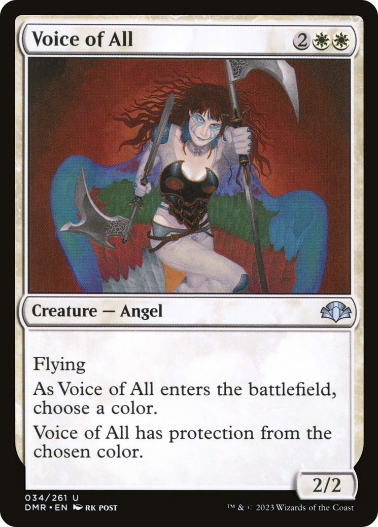 Voice of All (DMR-034) [Dominaria Remastered] MTG Single Wizards of the Coast