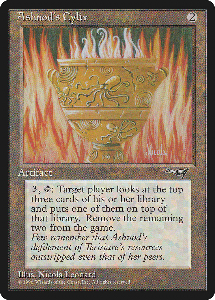 Ashnod's Cylix (ALL-117) [Alliances] MTG Single Wizards of the Coast