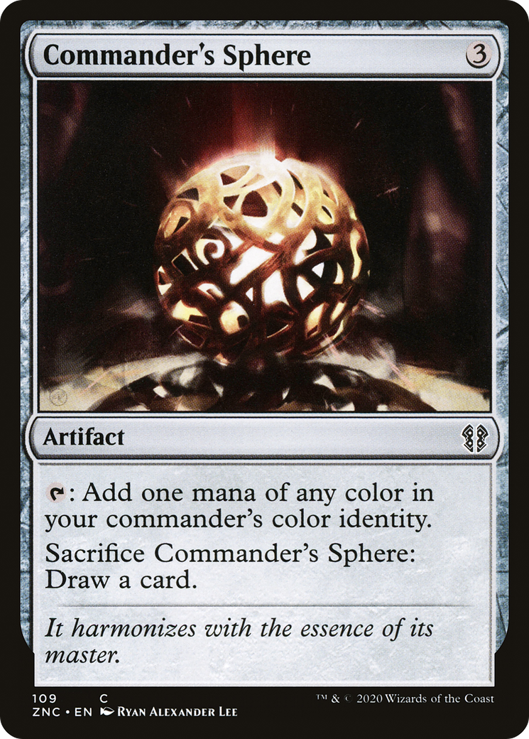 Commander's Sphere (ZNC-109) [Zendikar Rising Commander] MTG Single Wizards of the Coast
