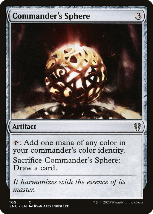 Commander's Sphere (ZNC-109) [Zendikar Rising Commander] MTG Single Wizards of the Coast