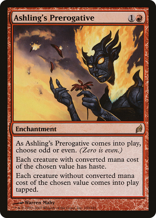 Ashling's Prerogative (LRW-150) [Lorwyn] MTG Single Wizards of the Coast