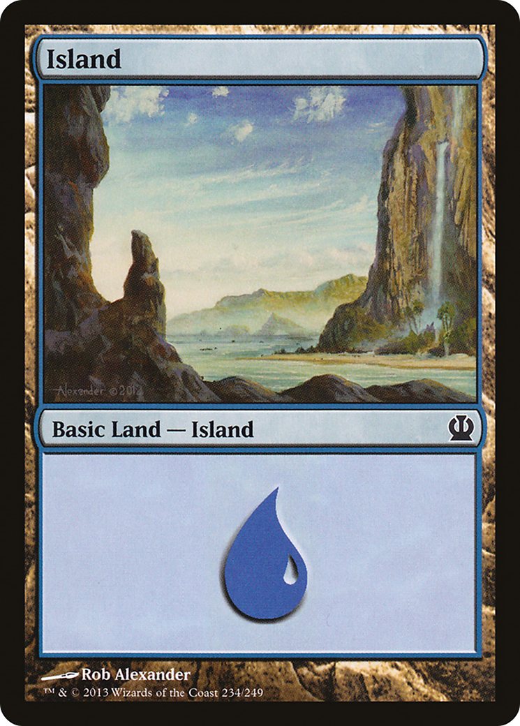 Island (234) (THS-234) [Theros] MTG Single Wizards of the Coast