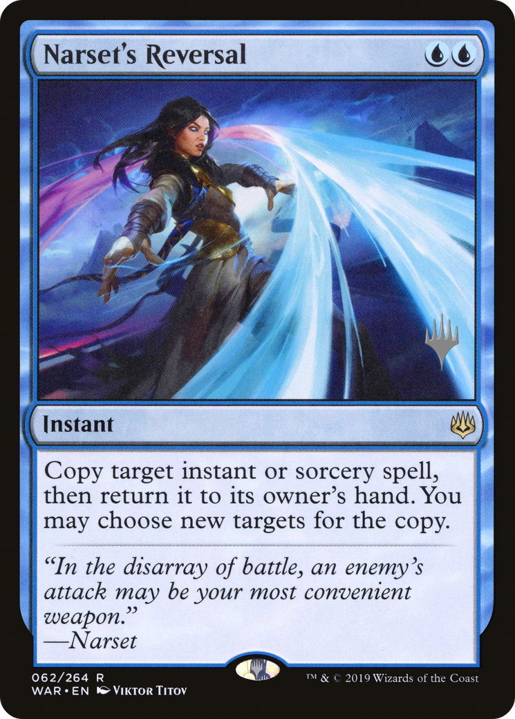 Narset's Reversal (PPTHB-062) [War of the Spark Promos] MTG Single Wizards of the Coast