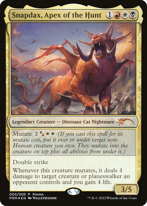 Snapdax, Apex of the Hunt (UMP-003) [Misc] Year of the Tiger 2022 Foil MTG Single Wizards of the Coast
