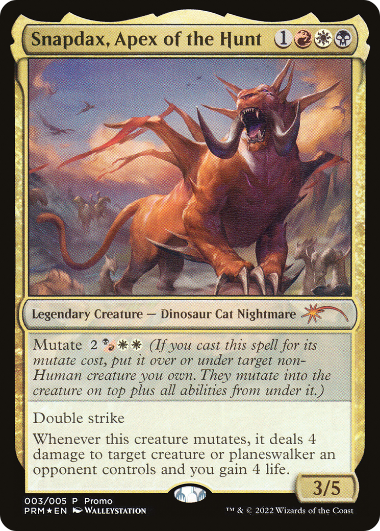 Snapdax, Apex of the Hunt (UMP-003) [Misc] Year of the Tiger 2022 Foil MTG Single Wizards of the Coast