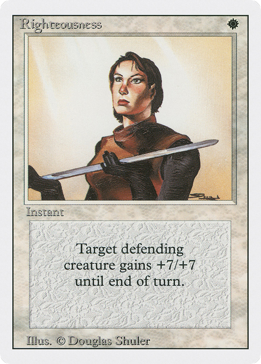 Righteousness (3ED-037) [Revised Edition] MTG Single Wizards of the Coast