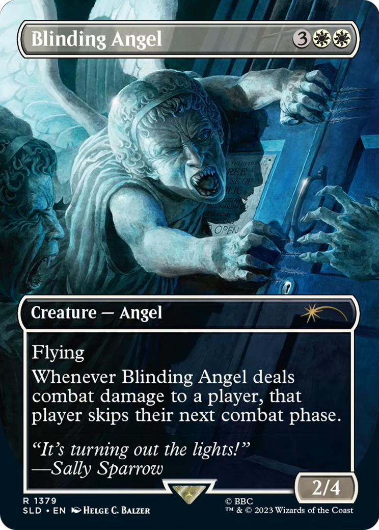 Blinding Angel (SLD-1379) [Secret Lair] Drop (Borderless) MTG Single Wizards of the Coast