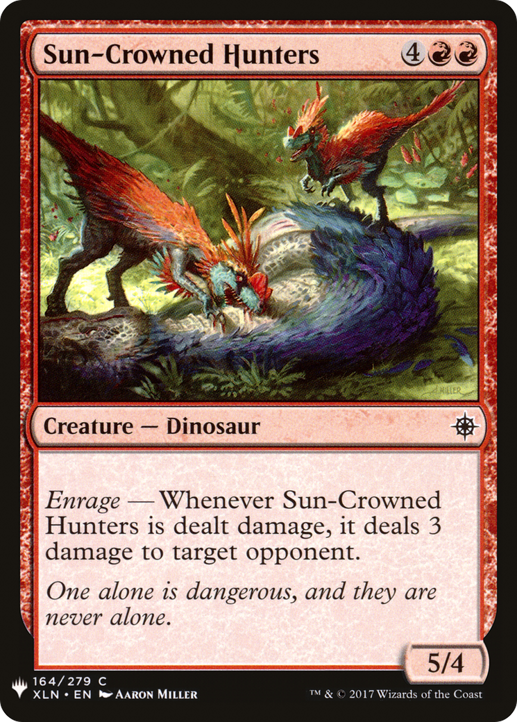 Sun-Crowned Hunters (LIST-XLN-164) [Mystery Booster] The List MTG Single Wizards of the Coast