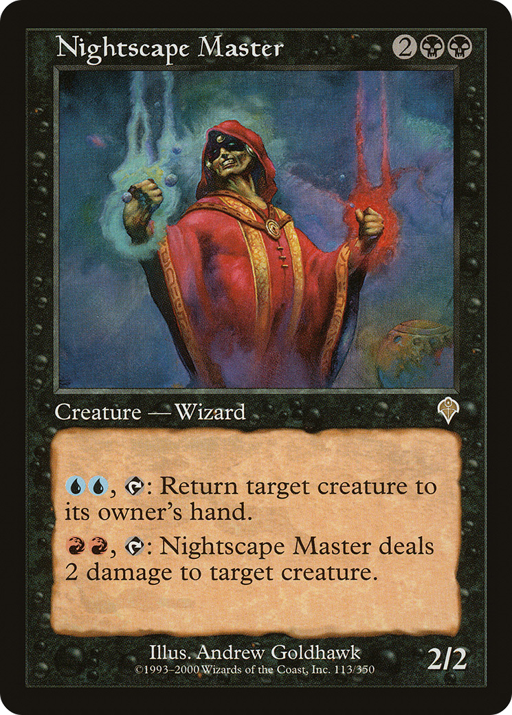 Nightscape Master (INV-113) [Invasion] MTG Single Wizards of the Coast
