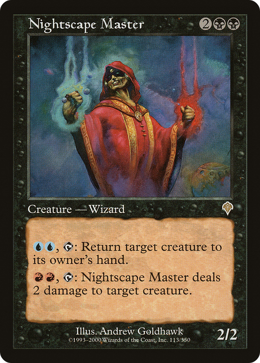Nightscape Master (INV-113) [Invasion] MTG Single Wizards of the Coast