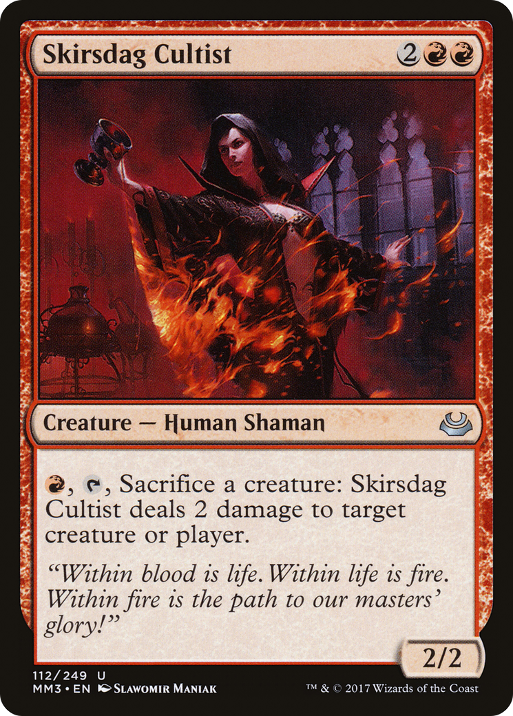 Skirsdag Cultist (MM3-112) [Modern Masters 2017] Foil MTG Single Modern Masters 2017