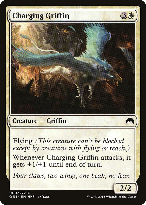 Charging Griffin (ORI-009) [Magic Origins] MTG Single Wizards of the Coast