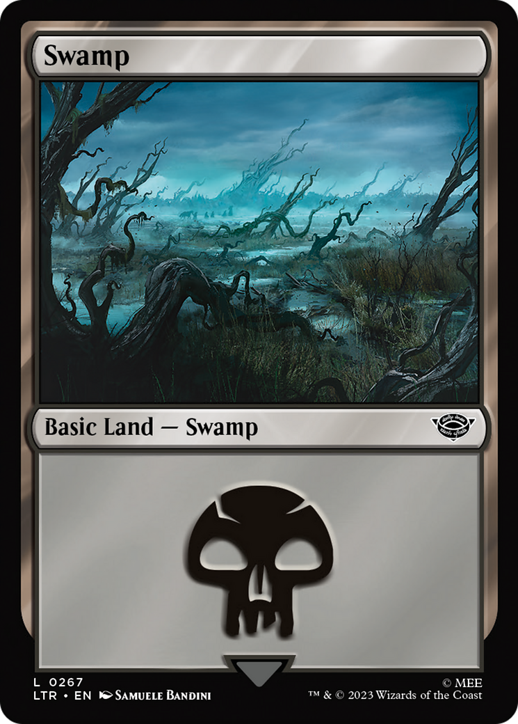 Swamp (0267) (LTR-267) [The Lord of the Rings: Tales of Middle-earth] Foil MTG Single Wizards of the Coast