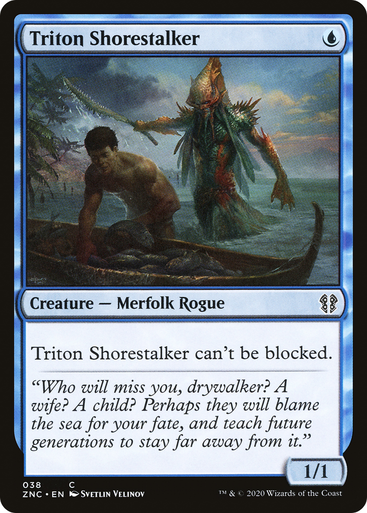 Triton Shorestalker (ZNC-038) [Zendikar Rising Commander] MTG Single Wizards of the Coast