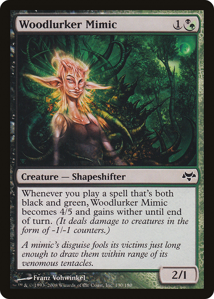 Woodlurker Mimic (EVE-130) [Eventide] MTG Single Wizards of the Coast