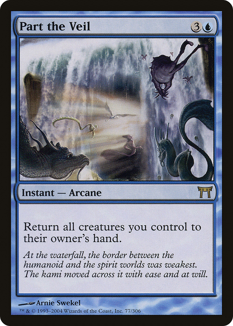 Part the Veil (CHK-077) [Champions of Kamigawa] Foil MTG Single Wizards of the Coast