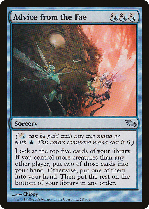 Advice from the Fae (SHM-028) [Shadowmoor] MTG Single Wizards of the Coast