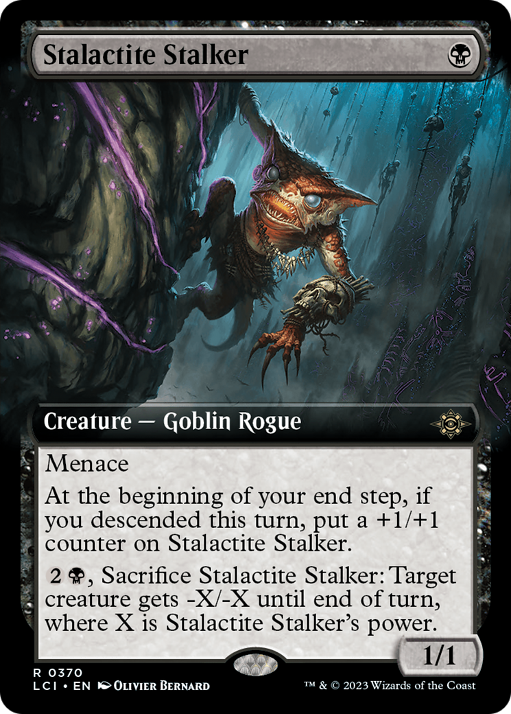 Stalactite Stalker (LCI-370) [The Lost Caverns of Ixalan] (Extended Art) MTG Single Wizards of the Coast