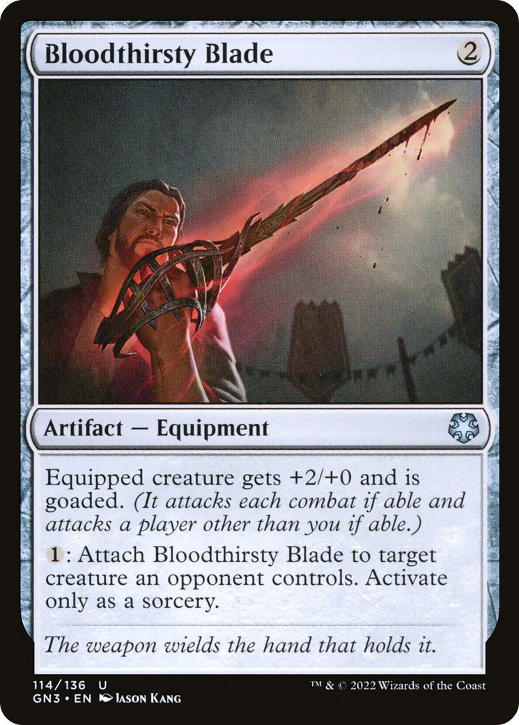 Bloodthirsty Blade (GN3-114) [Misc] Game Night: Free-for-All MTG Single Wizards of the Coast