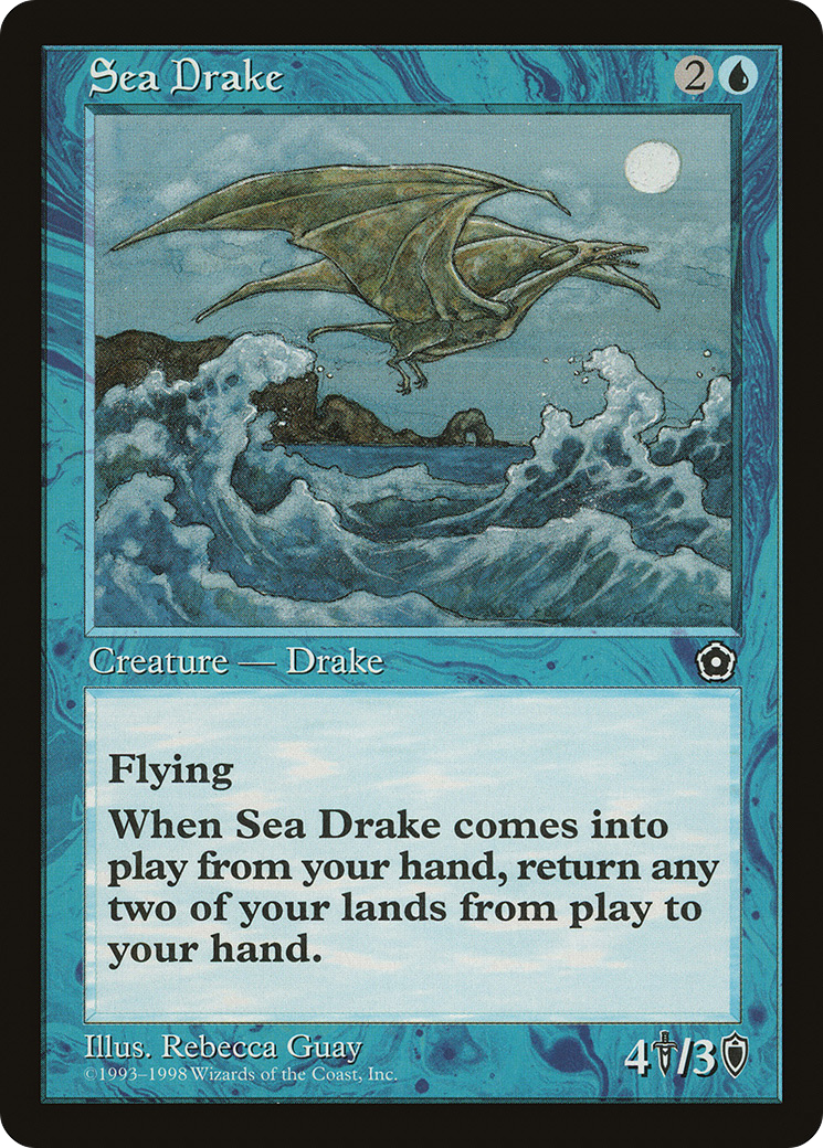 Sea Drake (P02-045) [Misc] Portal Second Age MTG Single Wizards of the Coast