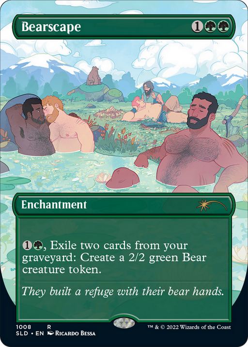 Bearscape (SLD-1008) [Secret Lair] Drop (Borderless) MTG Single Wizards of the Coast