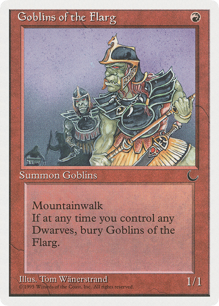 Goblins of the Flarg (CHR-051) [Chronicles] MTG Single Wizards of the Coast