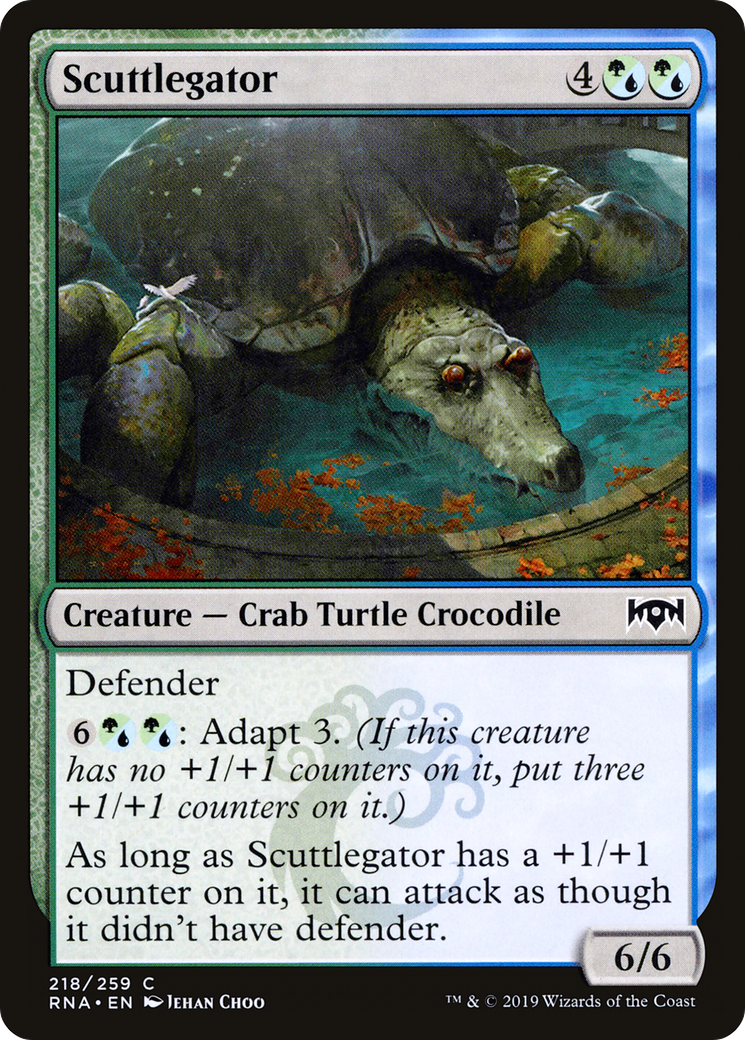 Scuttlegator (RNA-218) [Ravnica Allegiance] Foil MTG Single Wizards of the Coast