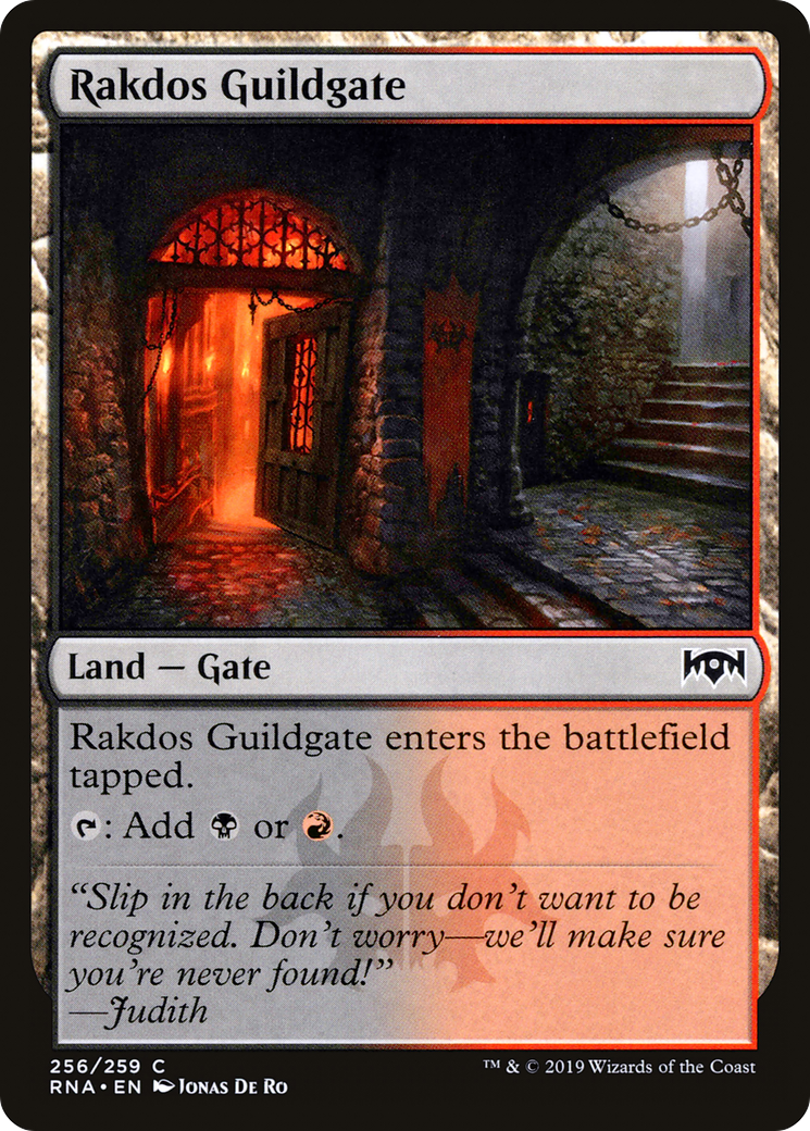 Rakdos Guildgate (256) (RNA-256) [Ravnica Allegiance] MTG Single Wizards of the Coast