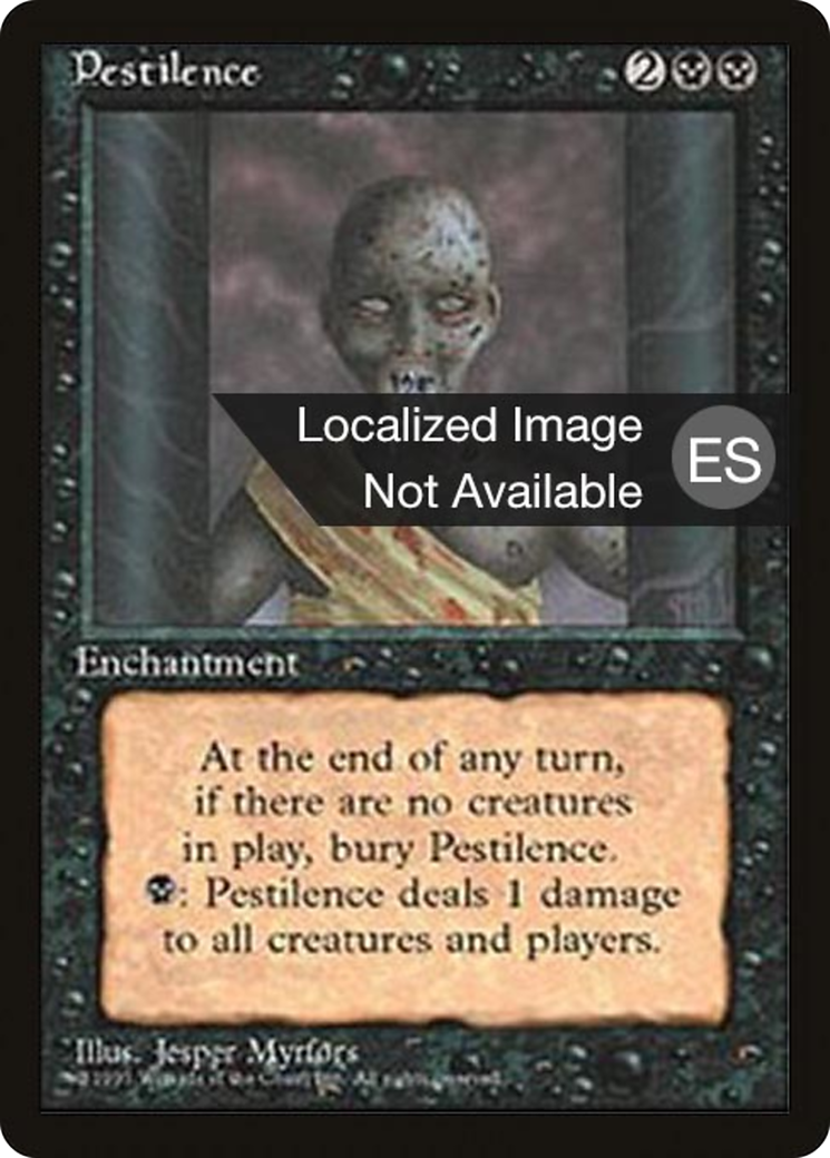 Pestilence (4BB-152) [Fourth Edition Foreign Black Border] MTG Single Wizards of the Coast