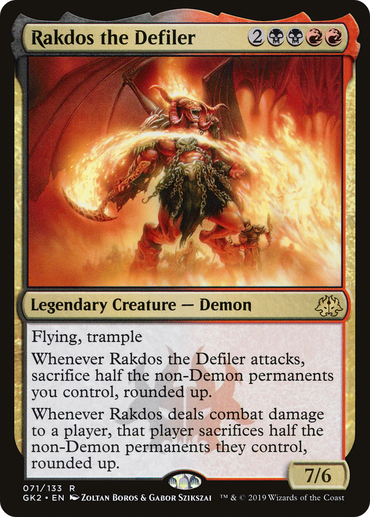 Rakdos the Defiler (GK2-071) [Misc] RNA Guild Kit MTG Single Wizards of the Coast