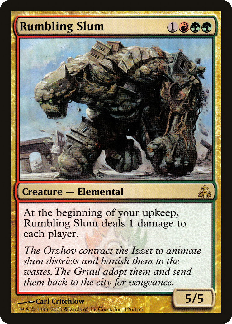 Rumbling Slum (GPT-126) [Guildpact] MTG Single Wizards of the Coast