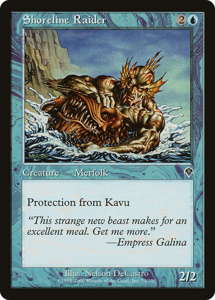 Shoreline Raider (INV-073) [Invasion] MTG Single Wizards of the Coast