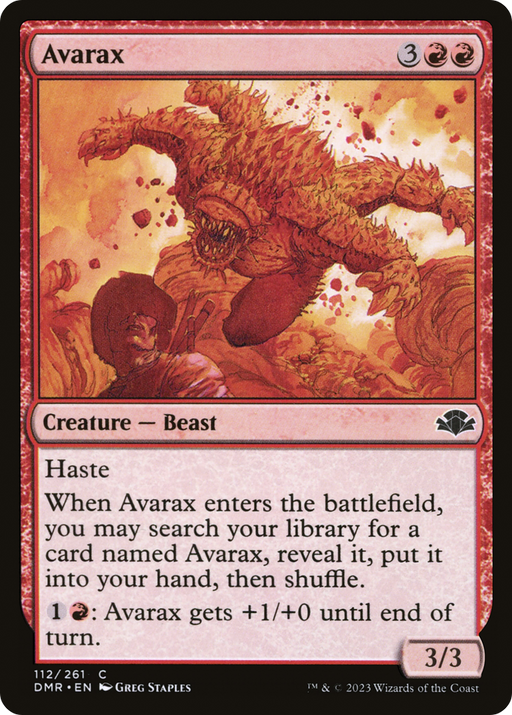 Avarax (DMR-112) [Dominaria Remastered] MTG Single Wizards of the Coast