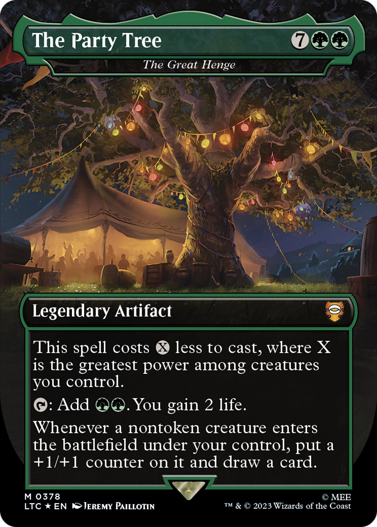 The Great Henge (LTC-378) [Tales of Middle-earth Commander] (Borderless) Foil MTG Single Wizards of the Coast