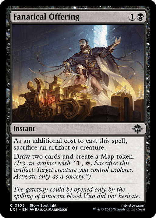 Fanatical Offering (LCI-105) [The Lost Caverns of Ixalan] MTG Single Wizards of the Coast
