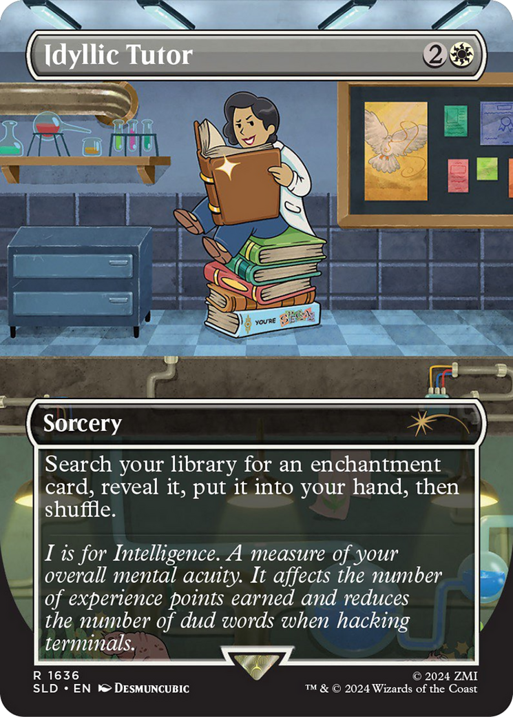 Idyllic Tutor (SLD-1636) [Secret Lair] Drop (Borderless) MTG Single Wizards of the Coast