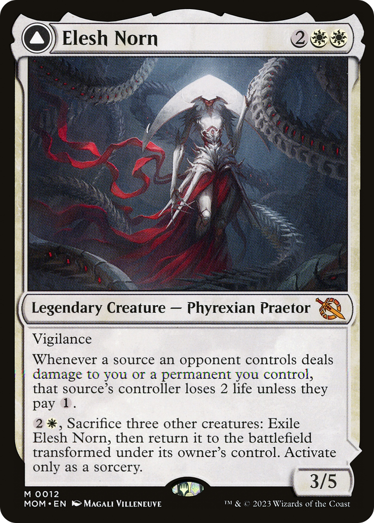 Elesh Norn (MOM-012) [March of the Machine] Foil MTG Single Wizards of the Coast