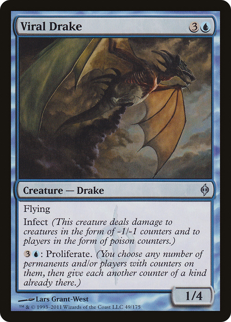 Viral Drake (NPH-049) [New Phyrexia] MTG Single Wizards of the Coast