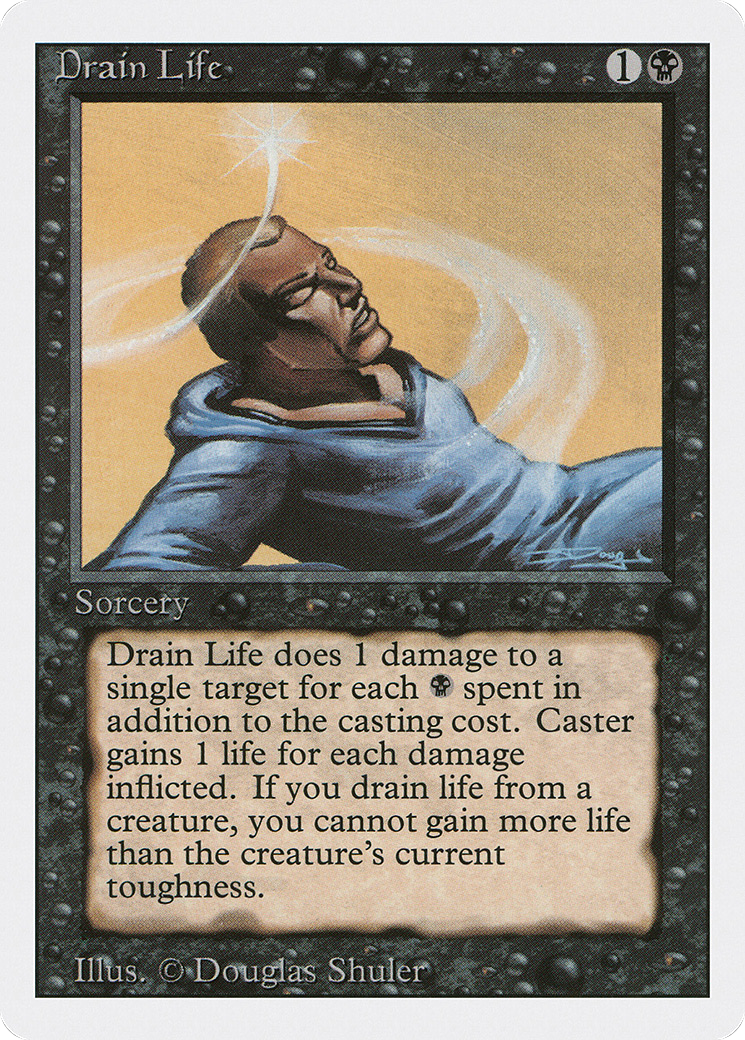 Drain Life (3ED-) [Revised Edition] MTG Single Wizards of the Coast