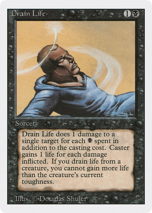 Drain Life (3ED-) [Revised Edition] MTG Single Wizards of the Coast